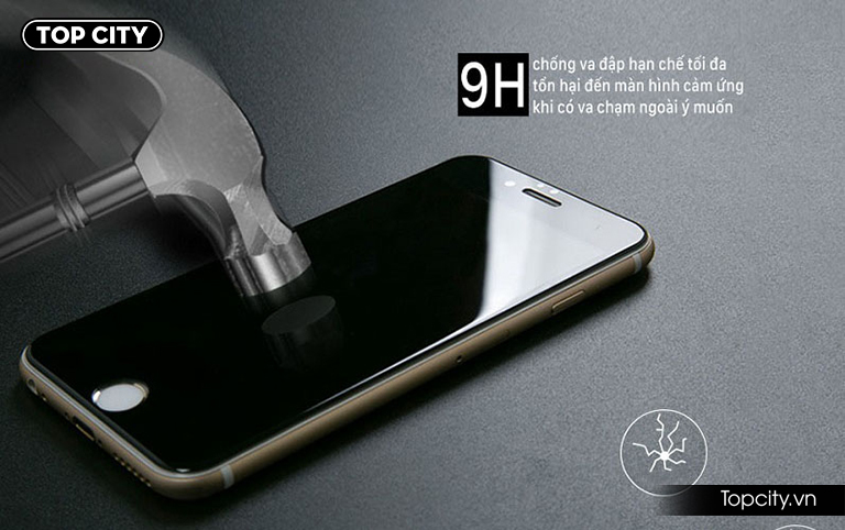 Kính cường lực iPhone 7 full màn hình 3D siêu mỏng 0.3mm 4